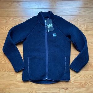 BNWT Helly Hansen Navy Fleece Zip Up Jacket - XS